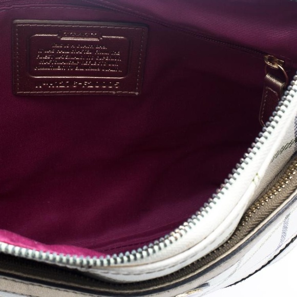 Coach Tattersall Heritage Crossbody Purse - Picture 6 of 8